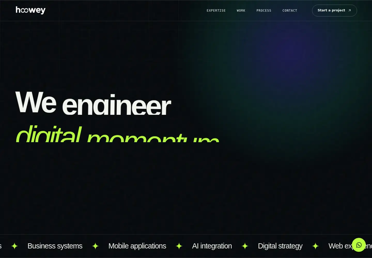 Captured homepage of hoowey.com in the current scan
