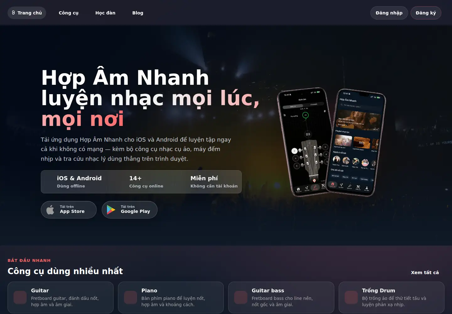 Captured homepage of hopamnhanh.com in the current scan