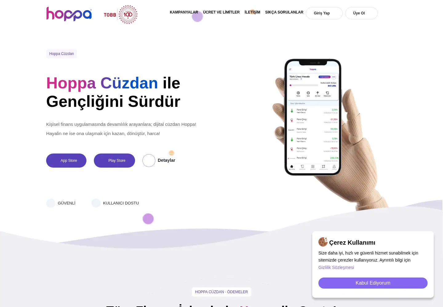 Screenshot of hoppasuperapp.com
