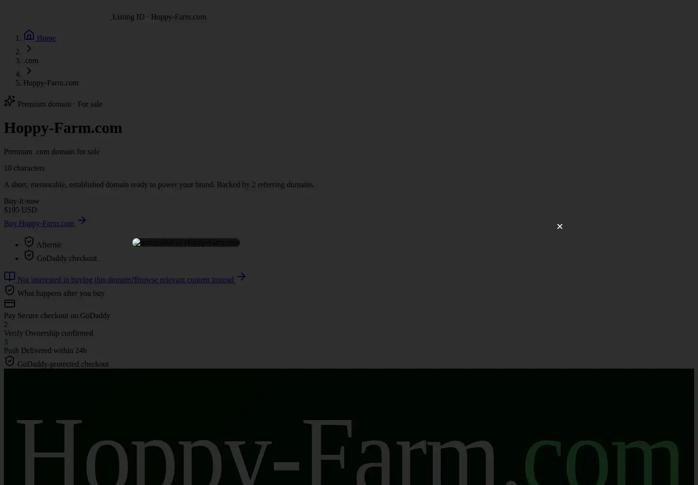 Screenshot of hoppy-farm.com
