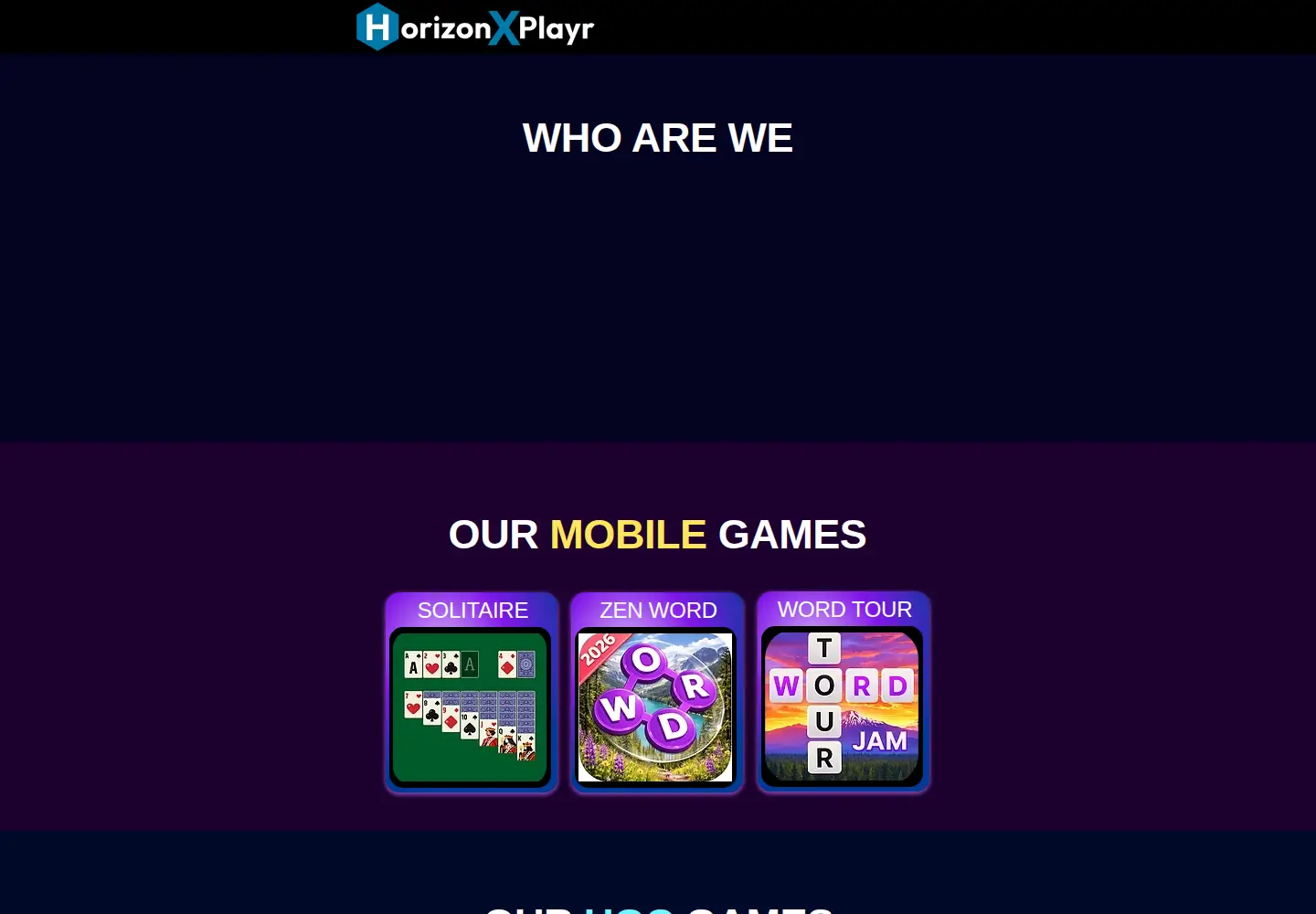 Screenshot of horizonxplayr.com