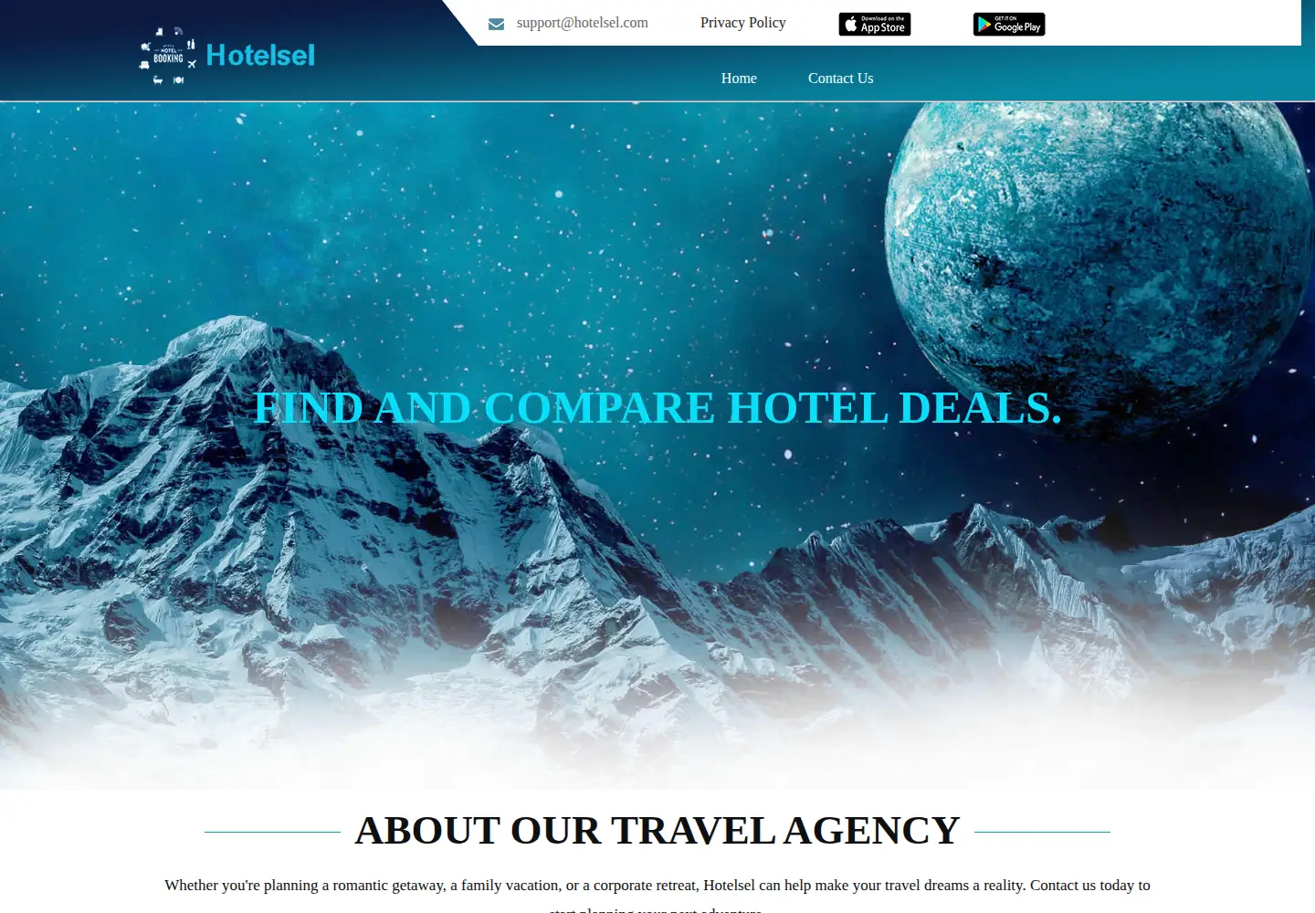 Screenshot of hotelsel.com