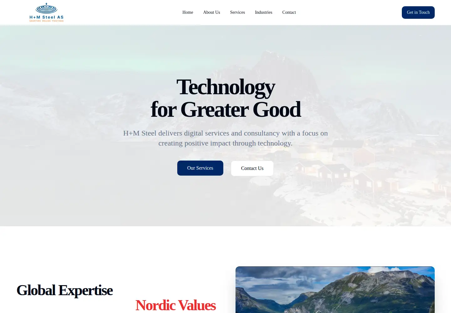 Screenshot of hpmsteel.com