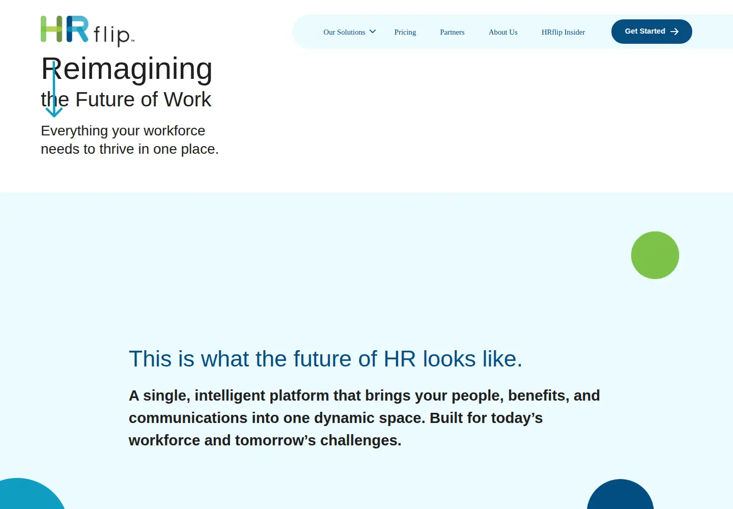 Screenshot of hrflip.com