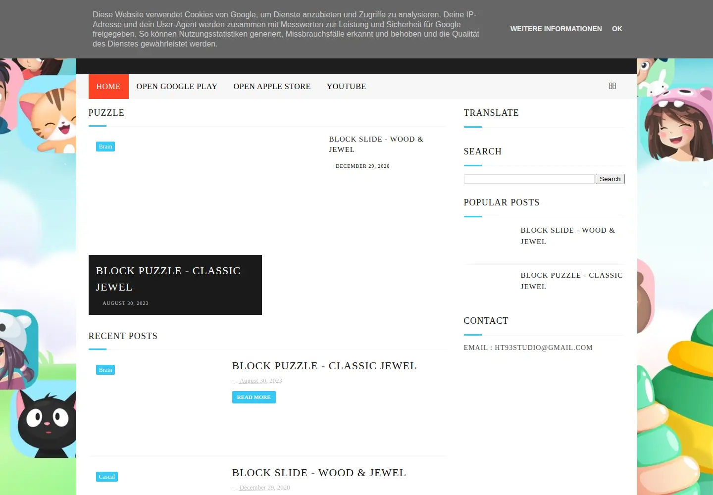 Screenshot of ht93studio.com