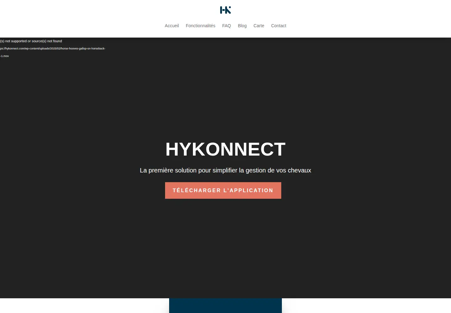 Screenshot of hykonnect.com