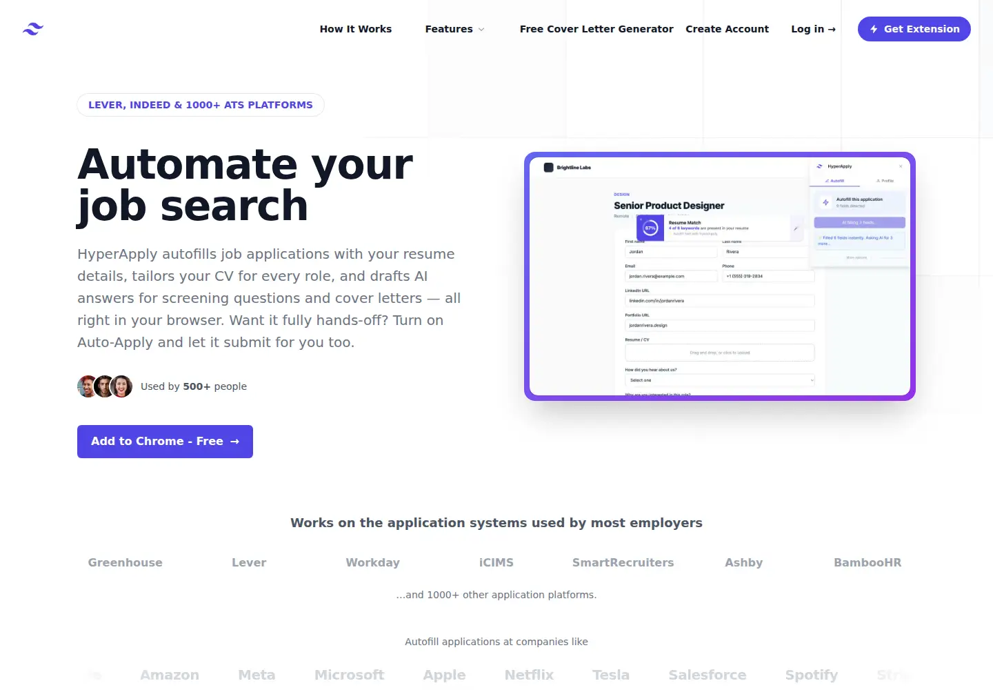 Screenshot of hyperapply.com