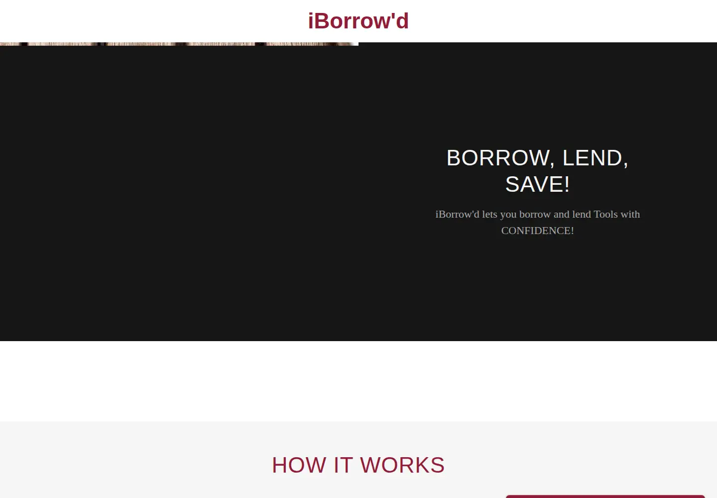 Screenshot of iborrowd.com