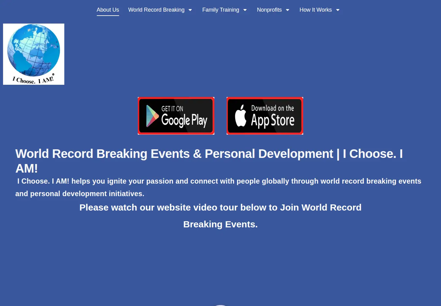 Screenshot of ichooseiam.com