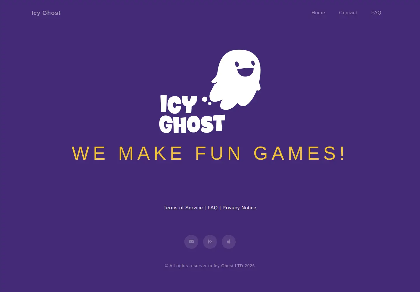 Screenshot of icyghost.com