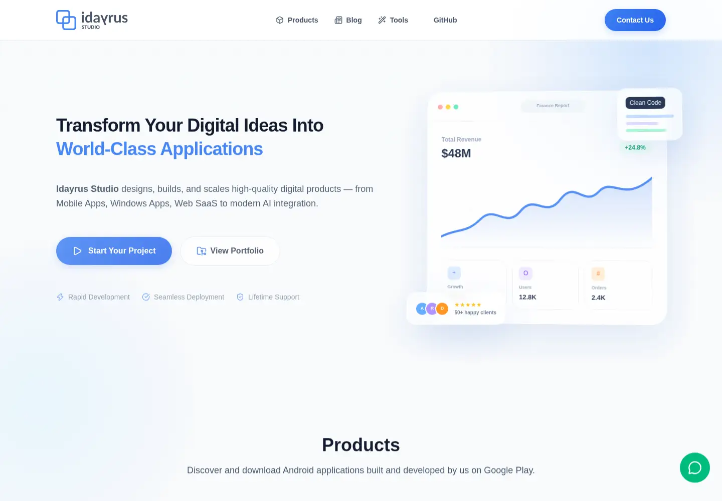 Screenshot of idayrus.com