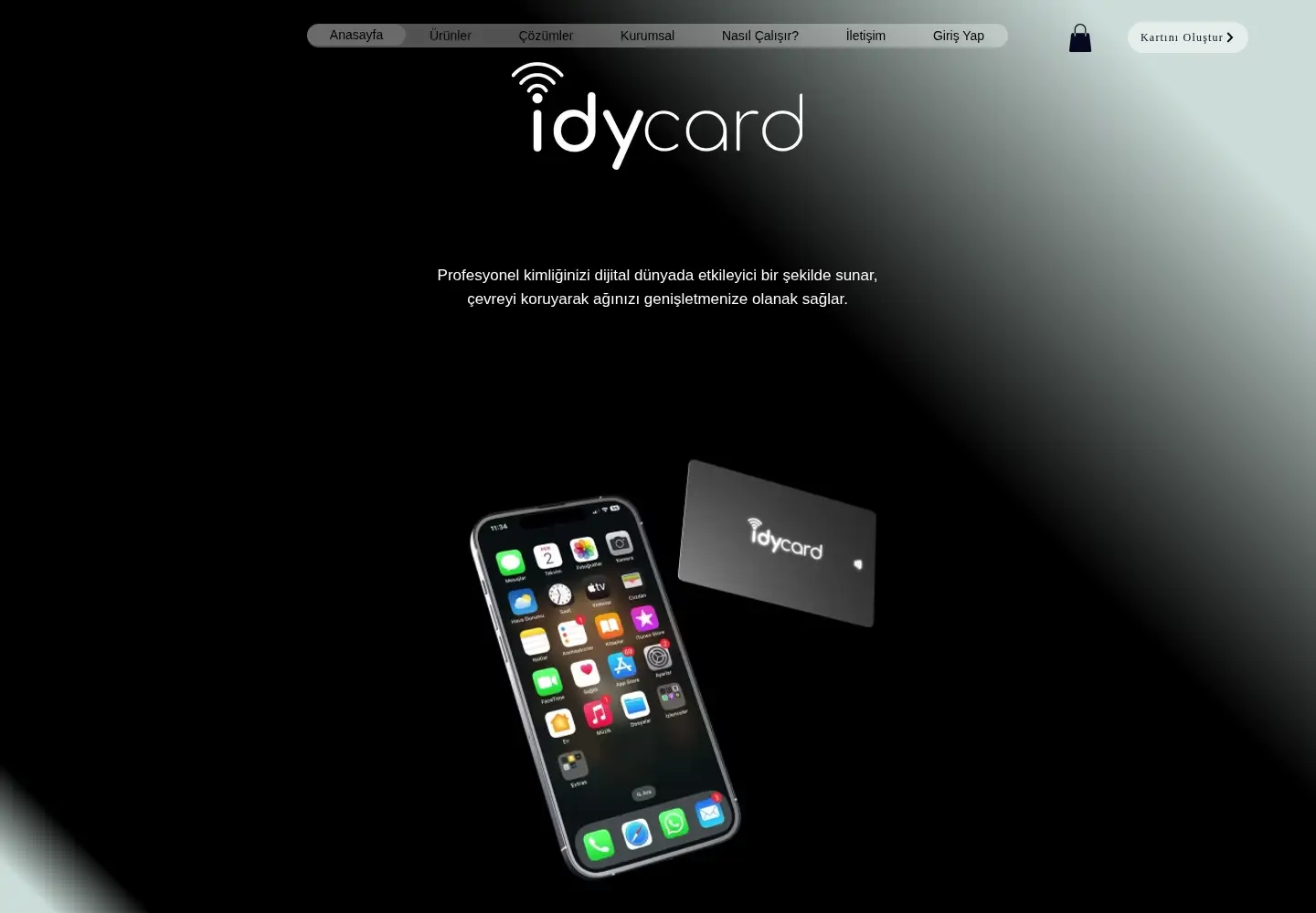 Screenshot of idycard.com