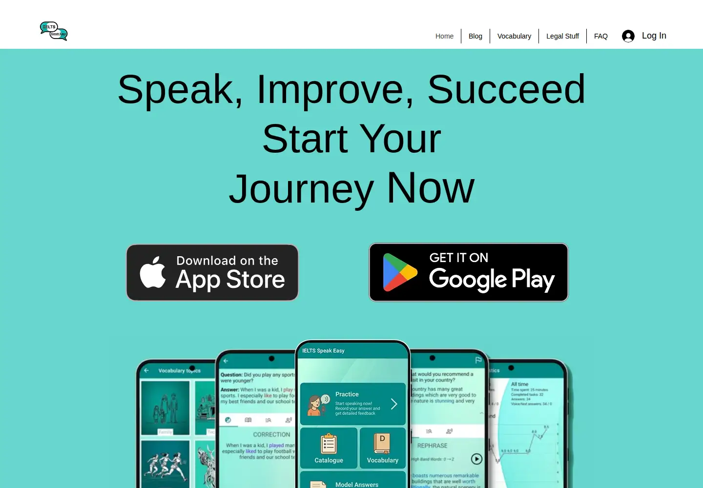Screenshot of ieltsspeakeasy.com