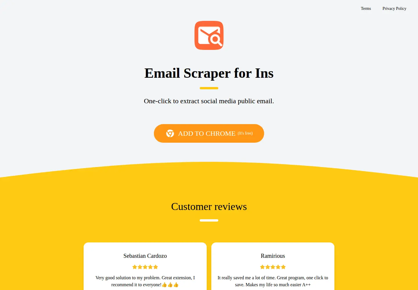 Screenshot of igextractor.com