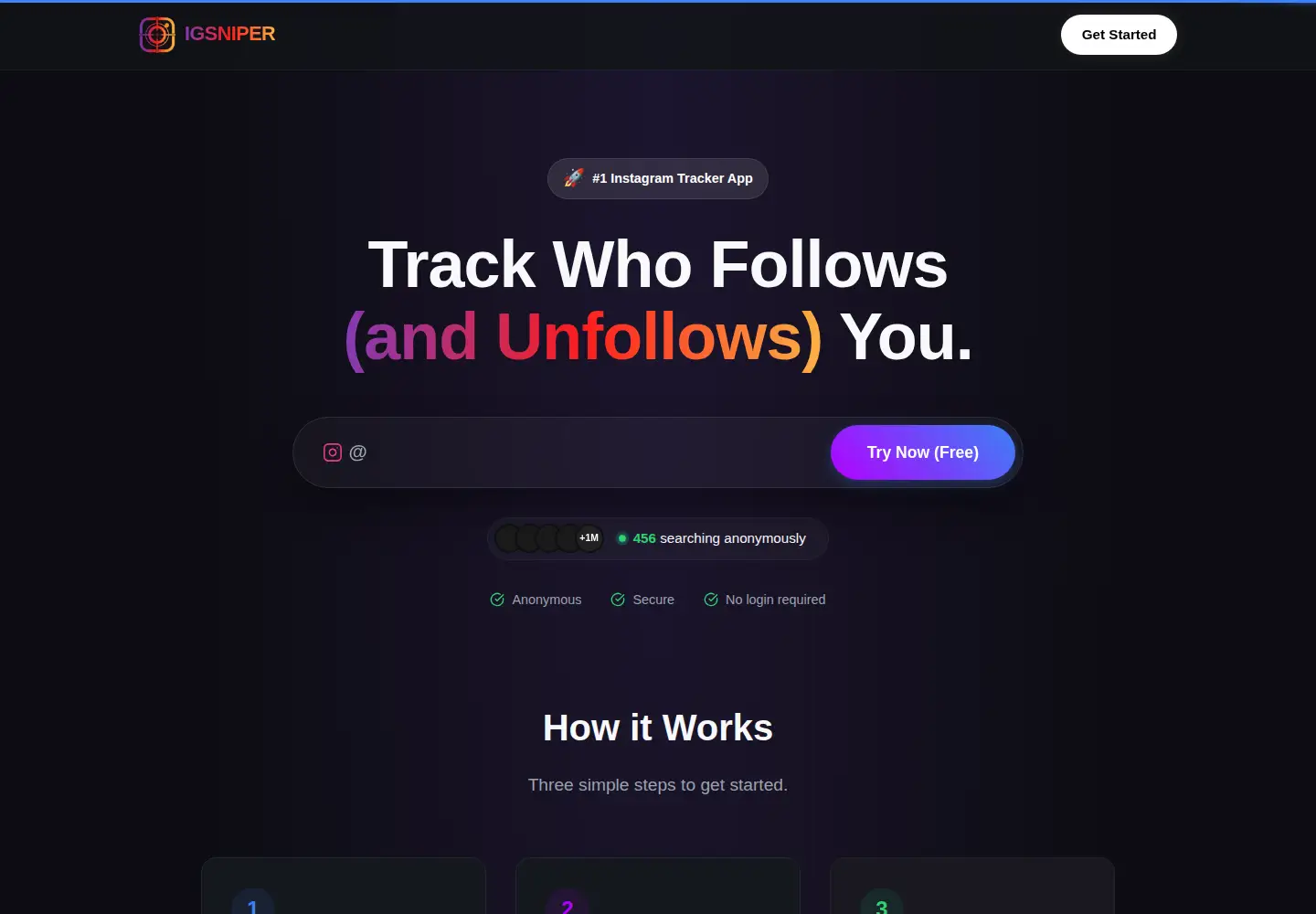 Screenshot of igsniper.com