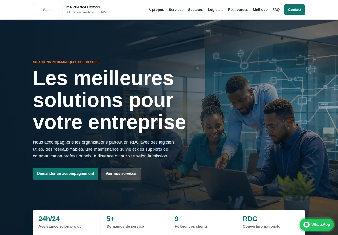 Captured homepage of ihs-rdc.com in the current scan