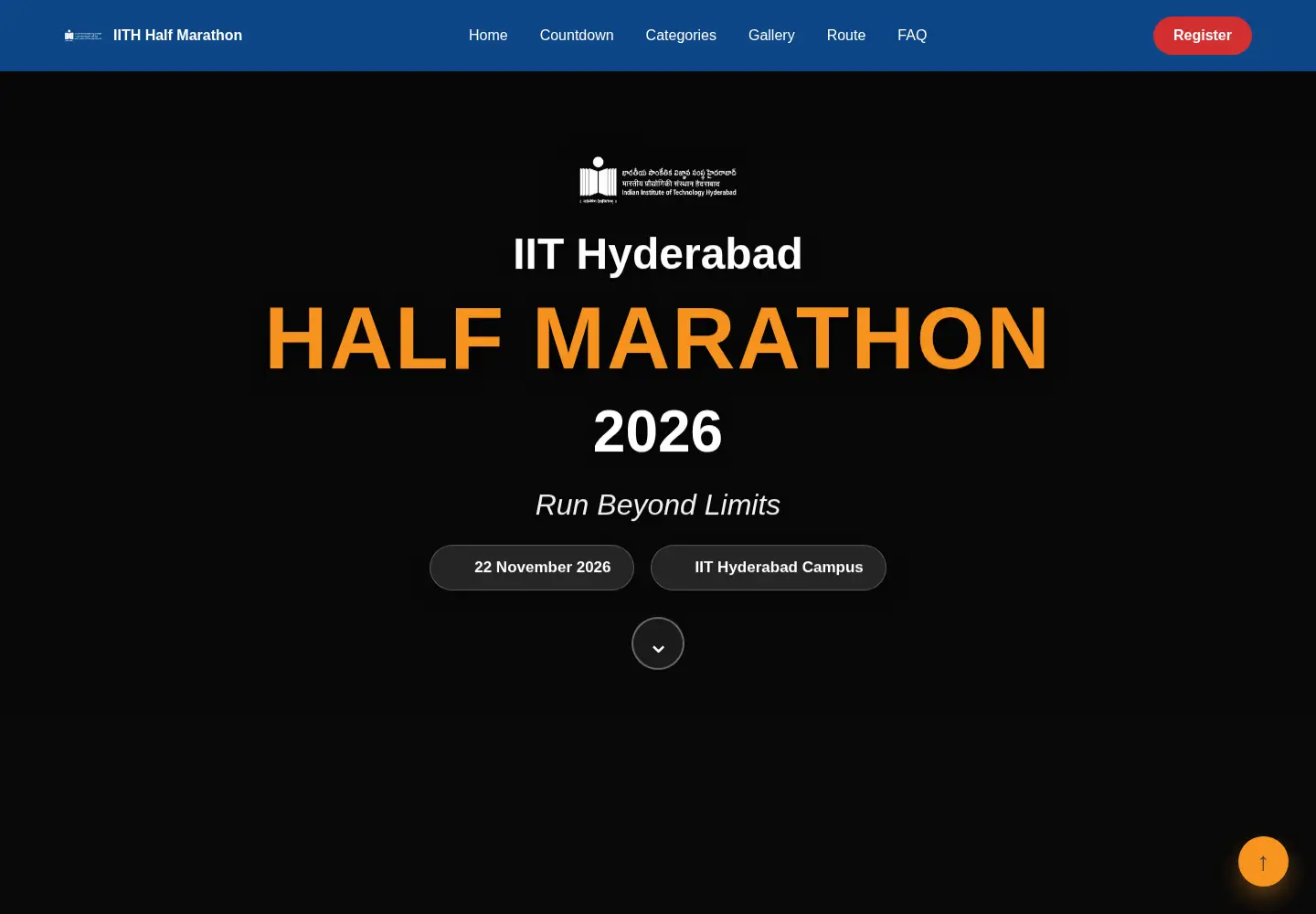 Screenshot of iithydrunnersclub.com
