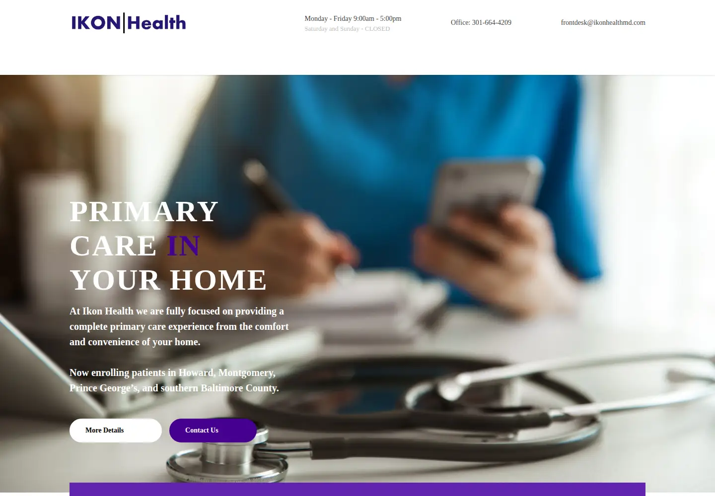 Screenshot of ikonhealthmd.com