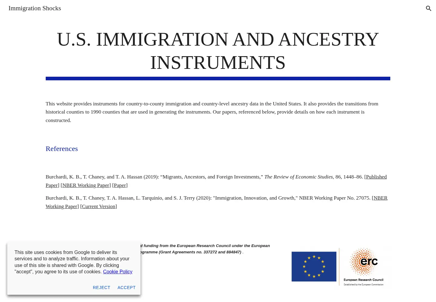 Screenshot of immigrationshock.com