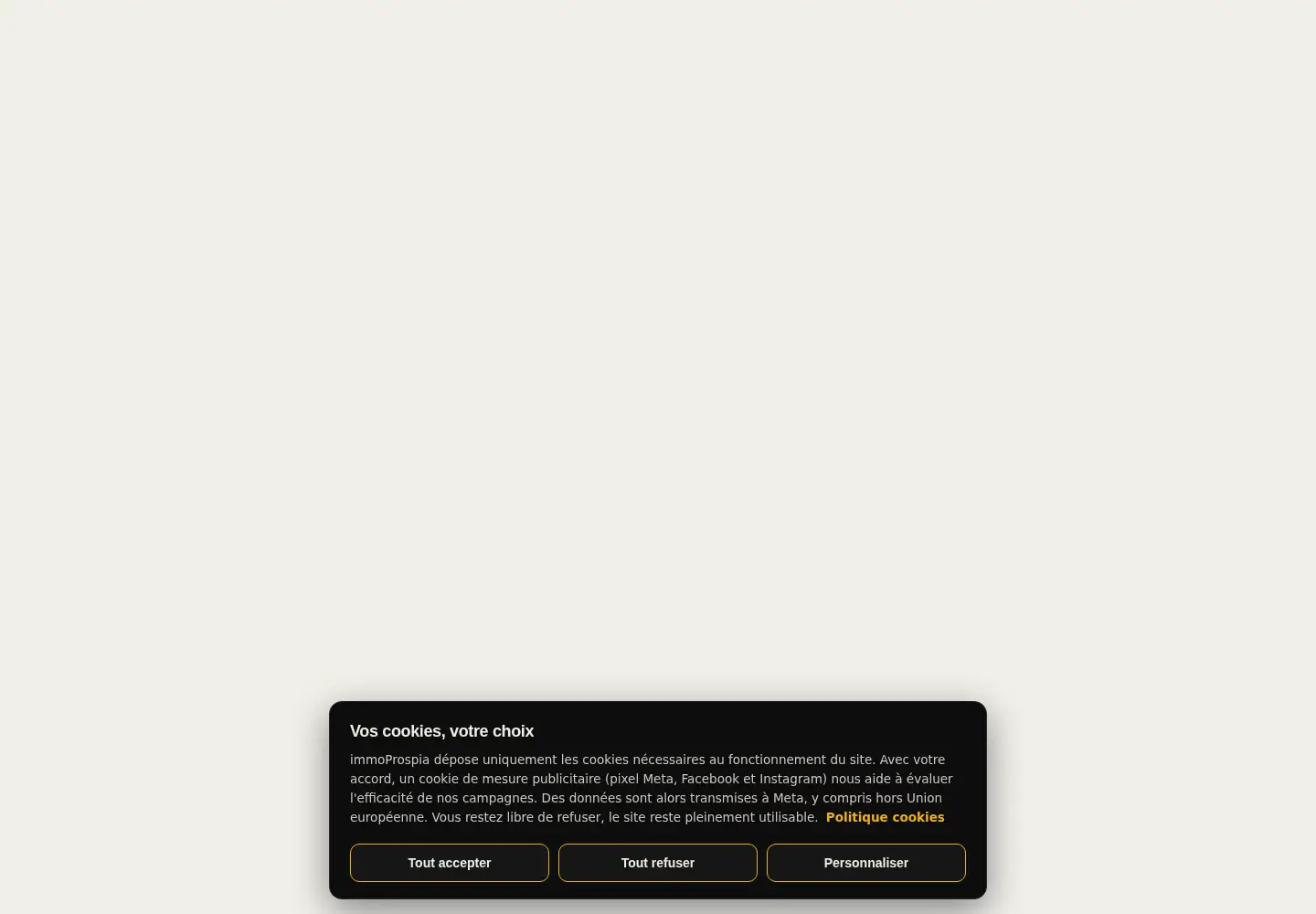 Screenshot of immoprospia.com