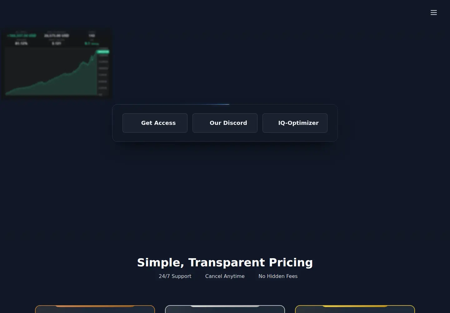 Screenshot of impulsequant.com