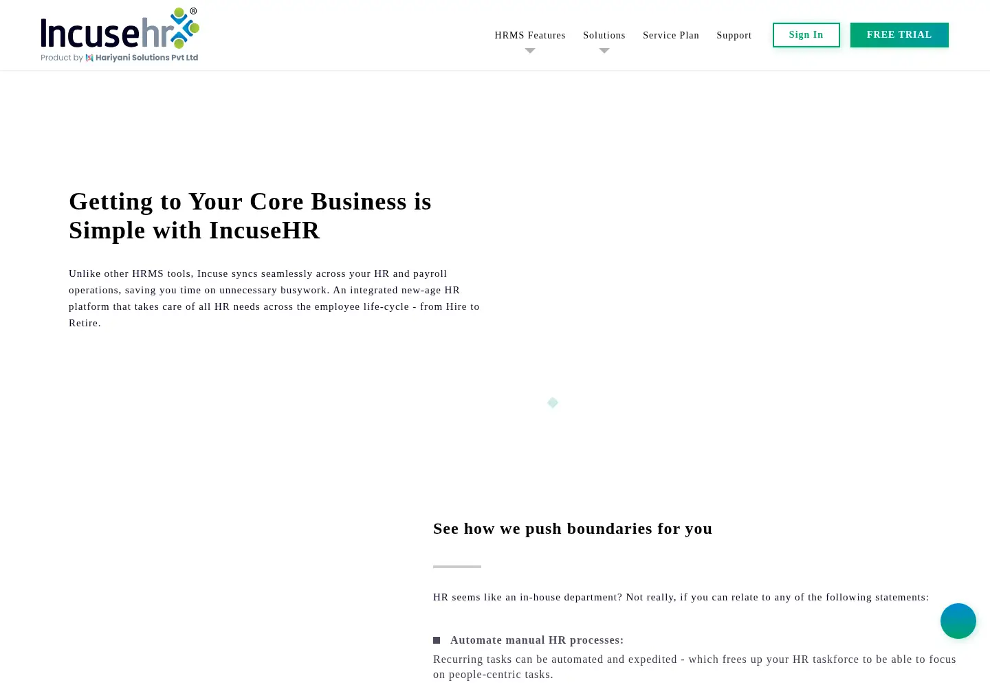 Screenshot of incusehr.com