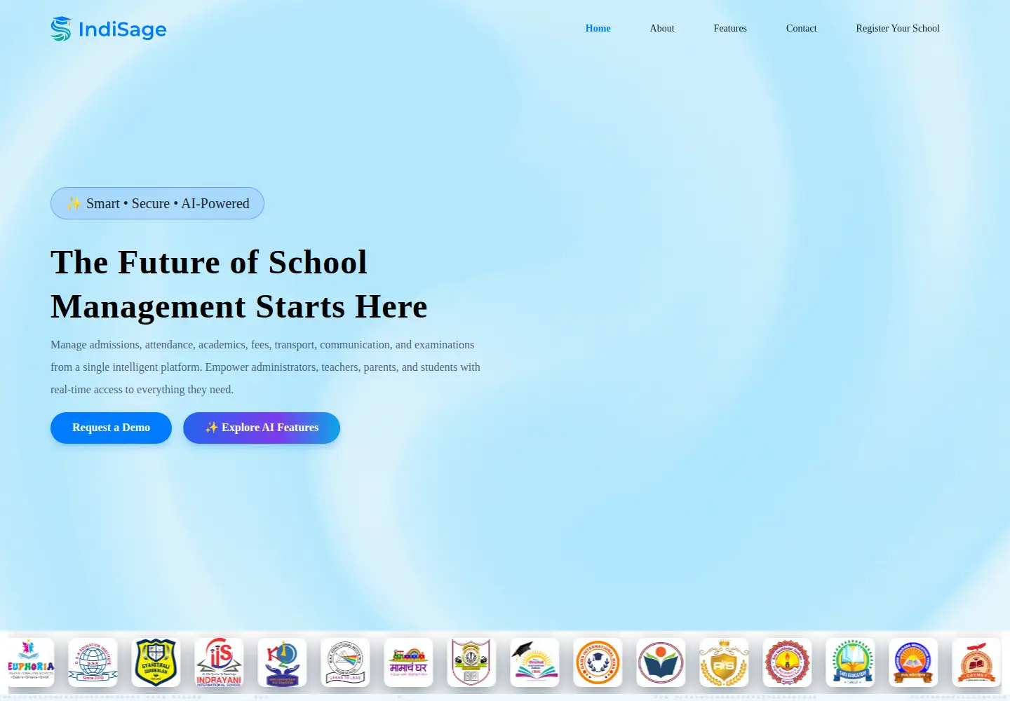 Screenshot of indisage.com