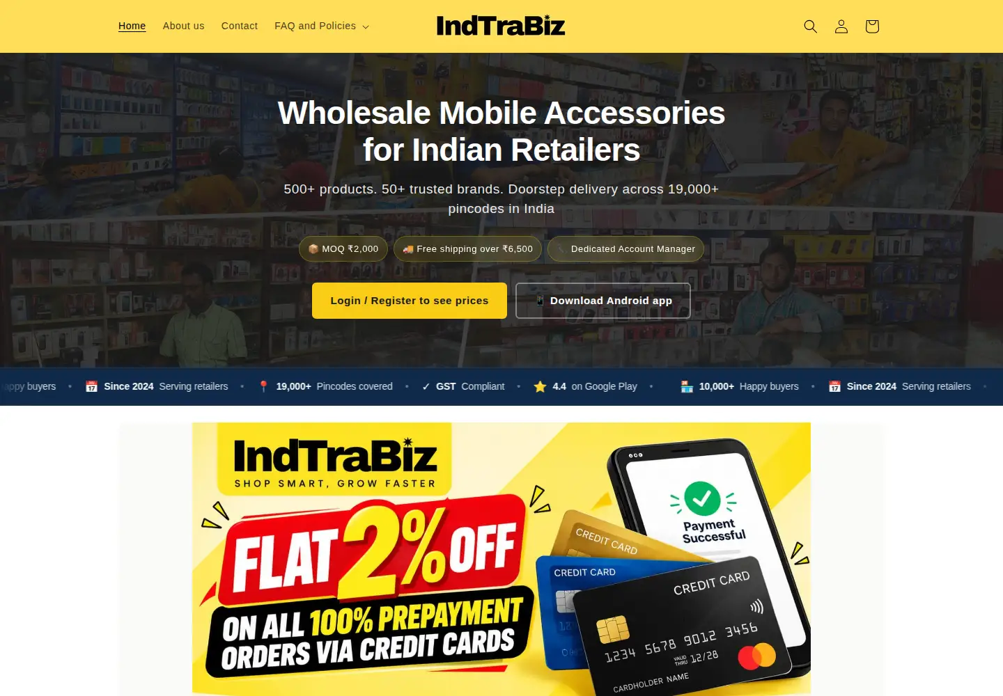 Screenshot of indtrabiz.com