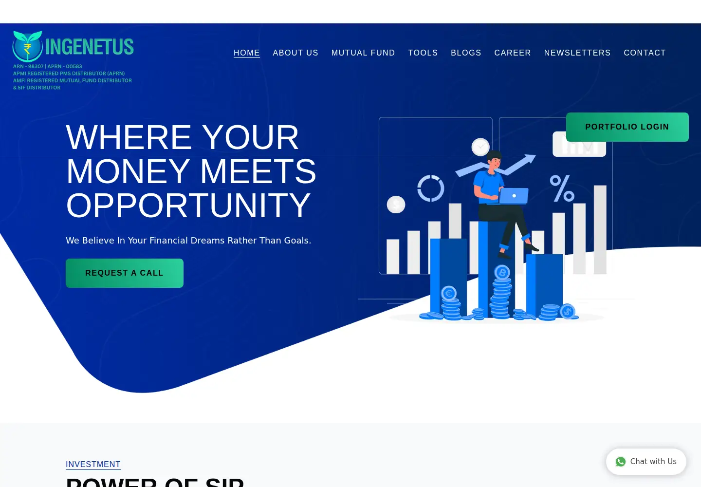 Captured homepage of ingenetus.com in the current scan