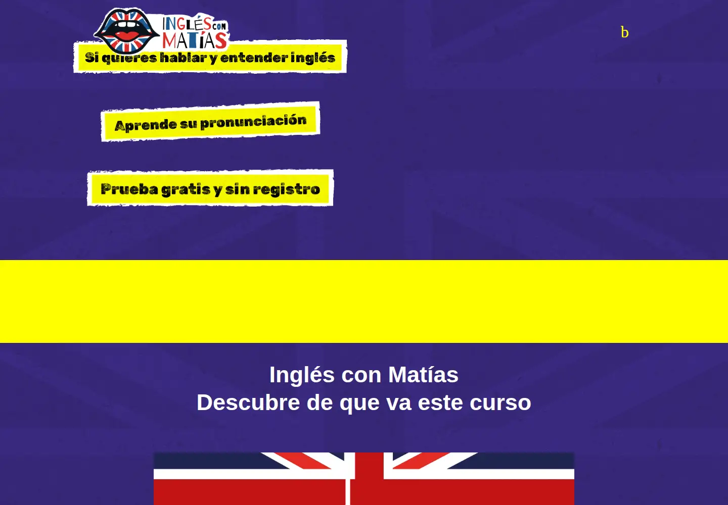 Screenshot of inglesconmatias.com
