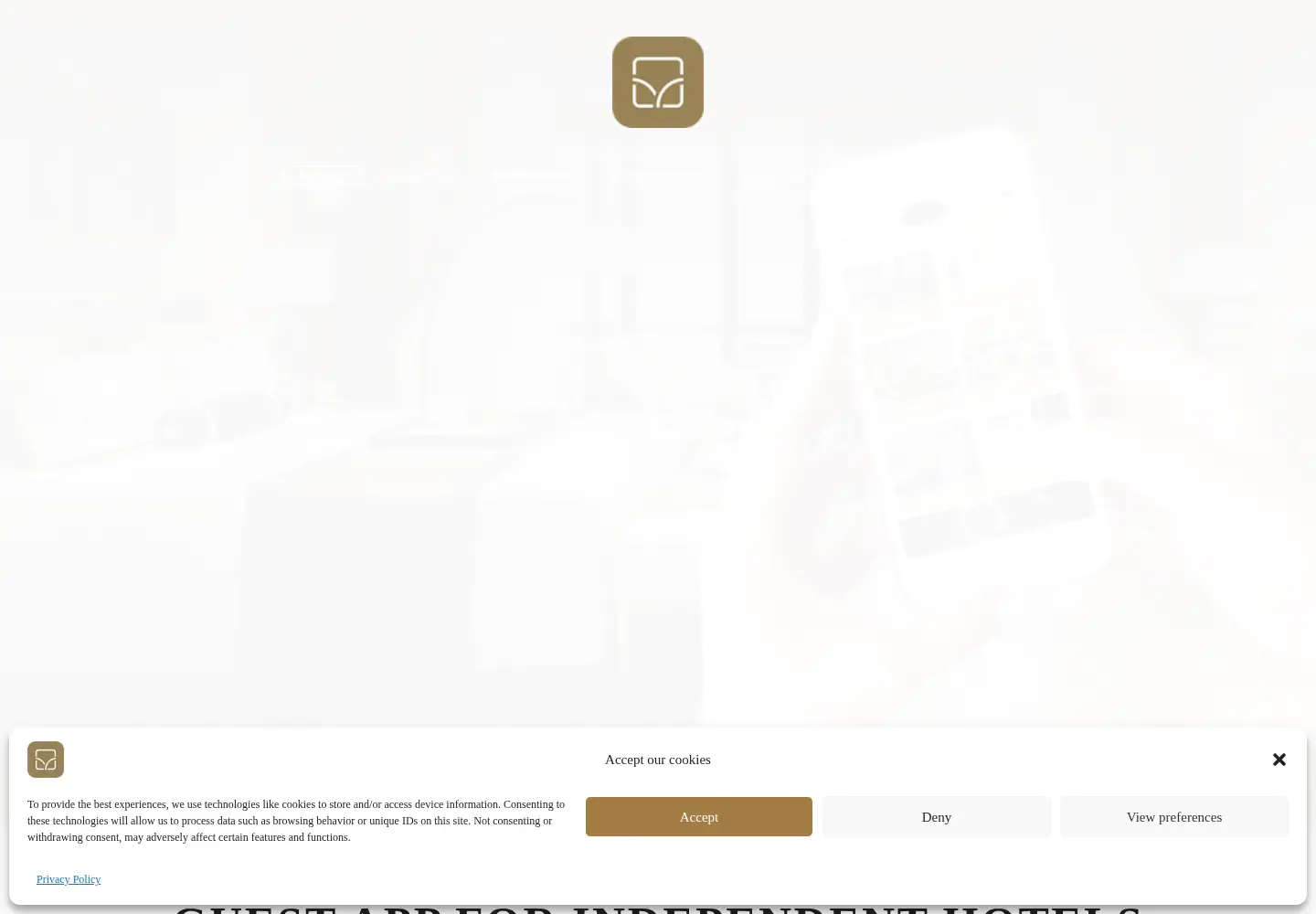 Screenshot of inroompad.com