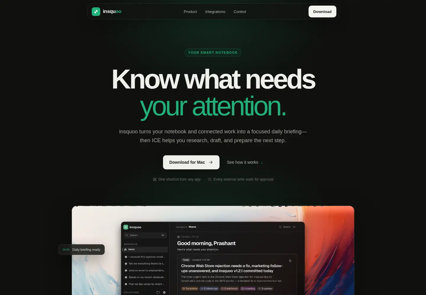 Screenshot of insquoo.com