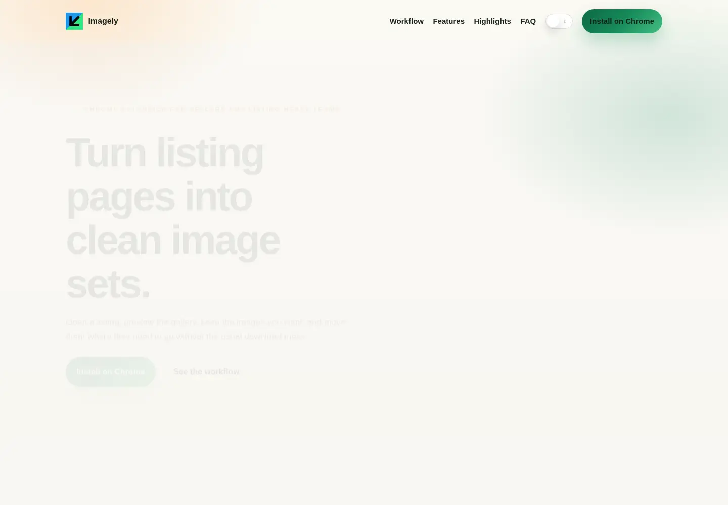 Screenshot of installimagely.com