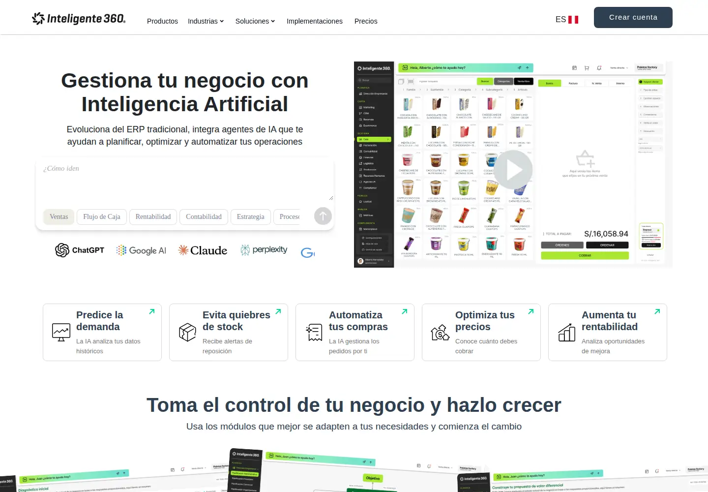 Screenshot of inteligente360.com