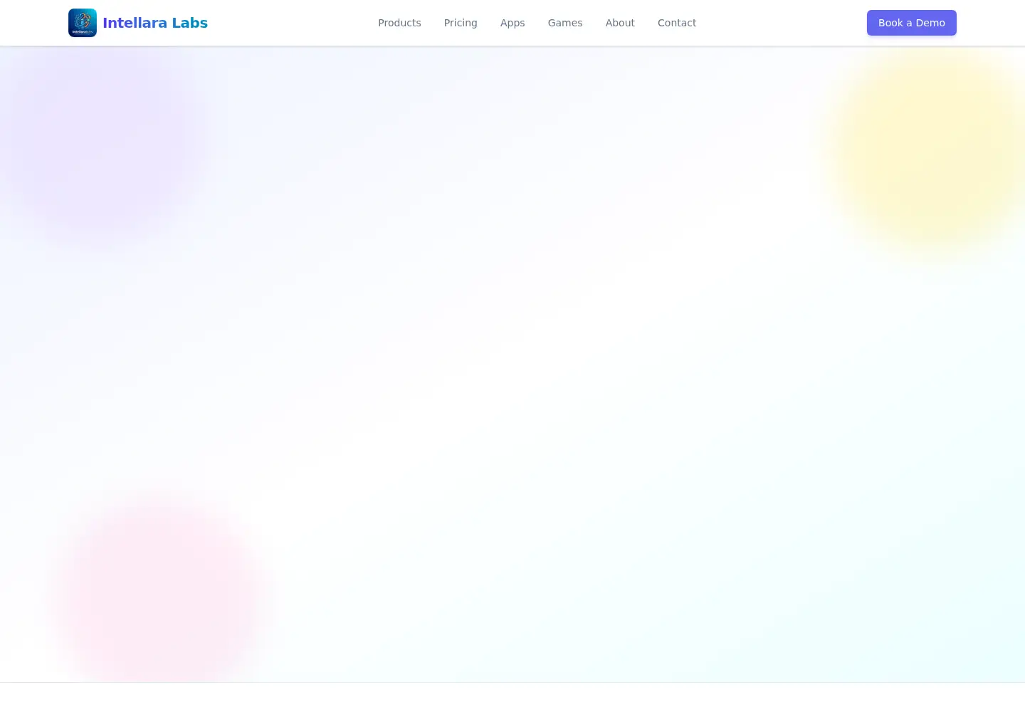 Captured homepage of intellaralabs.com in the current scan