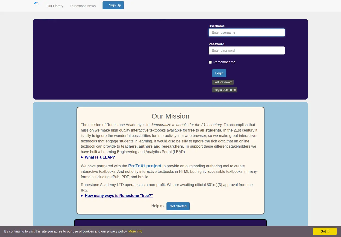 Captured homepage of interactive-ebooks.com in the current scan