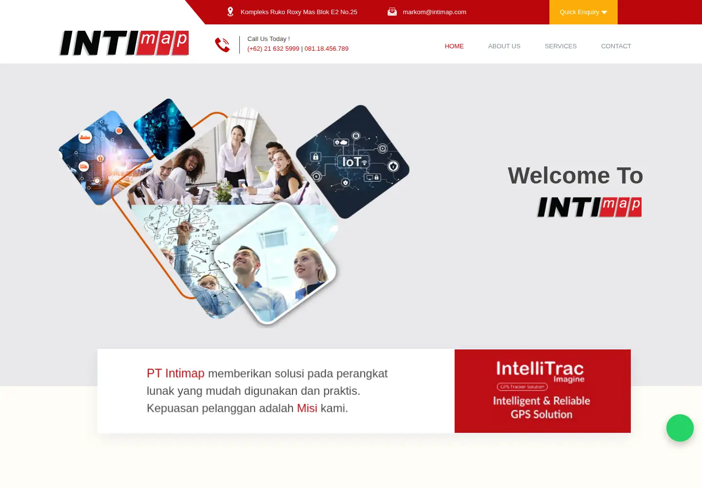 Screenshot of intimap.com