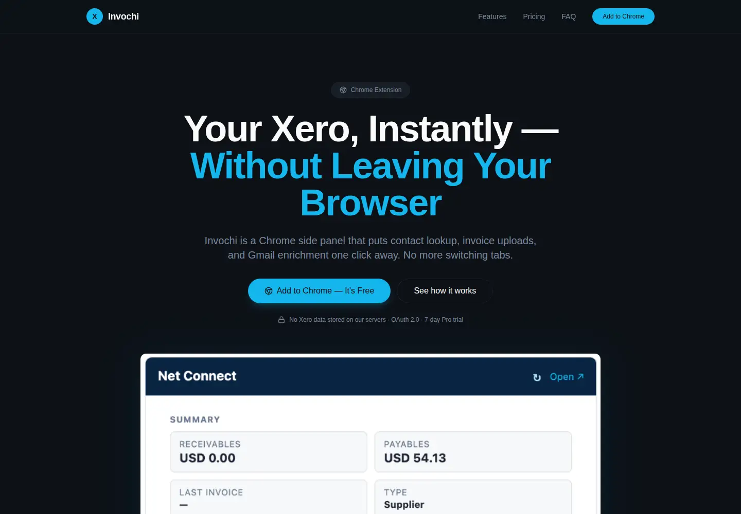 Screenshot of invochi.com