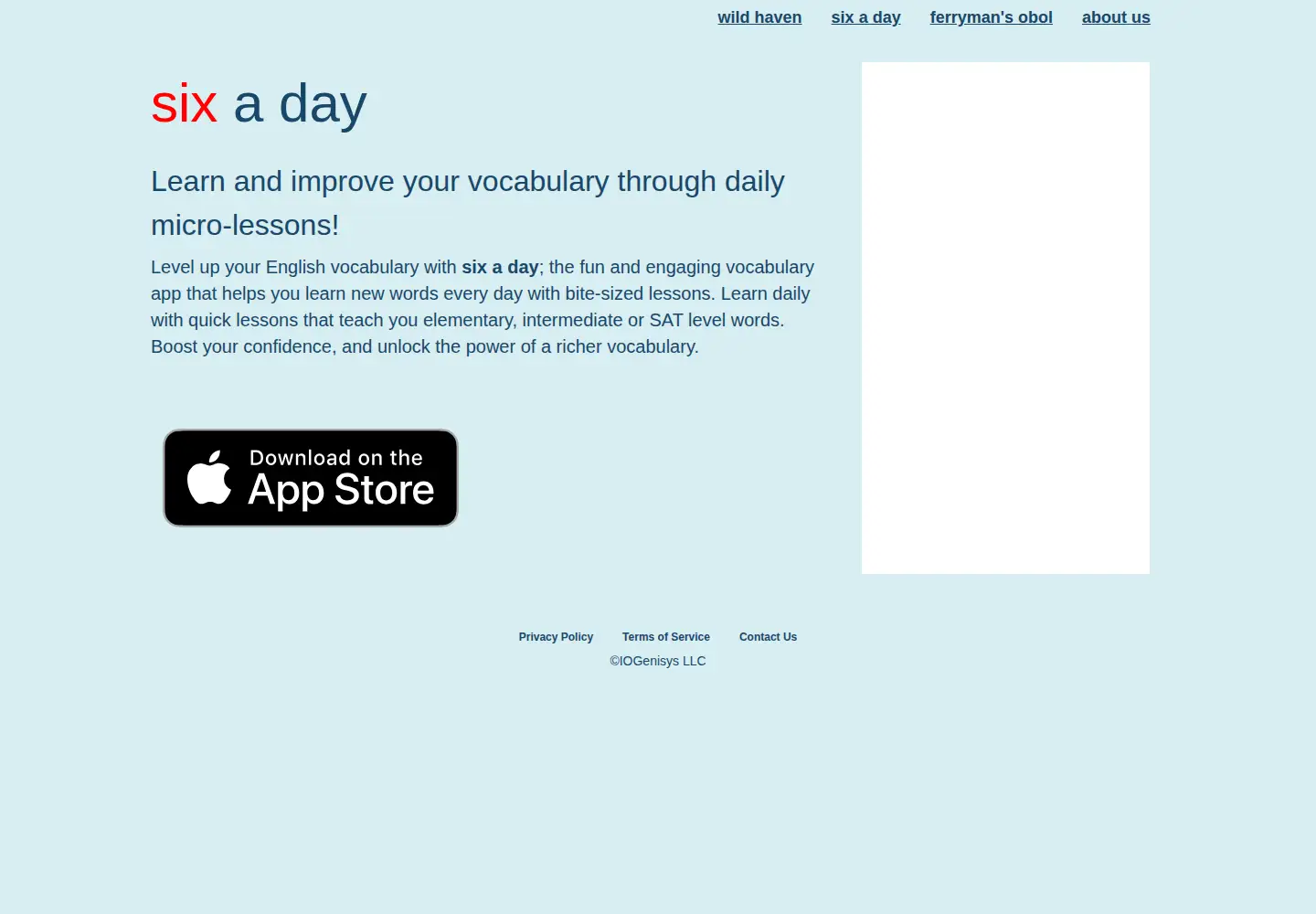 Screenshot of iogenisys.com