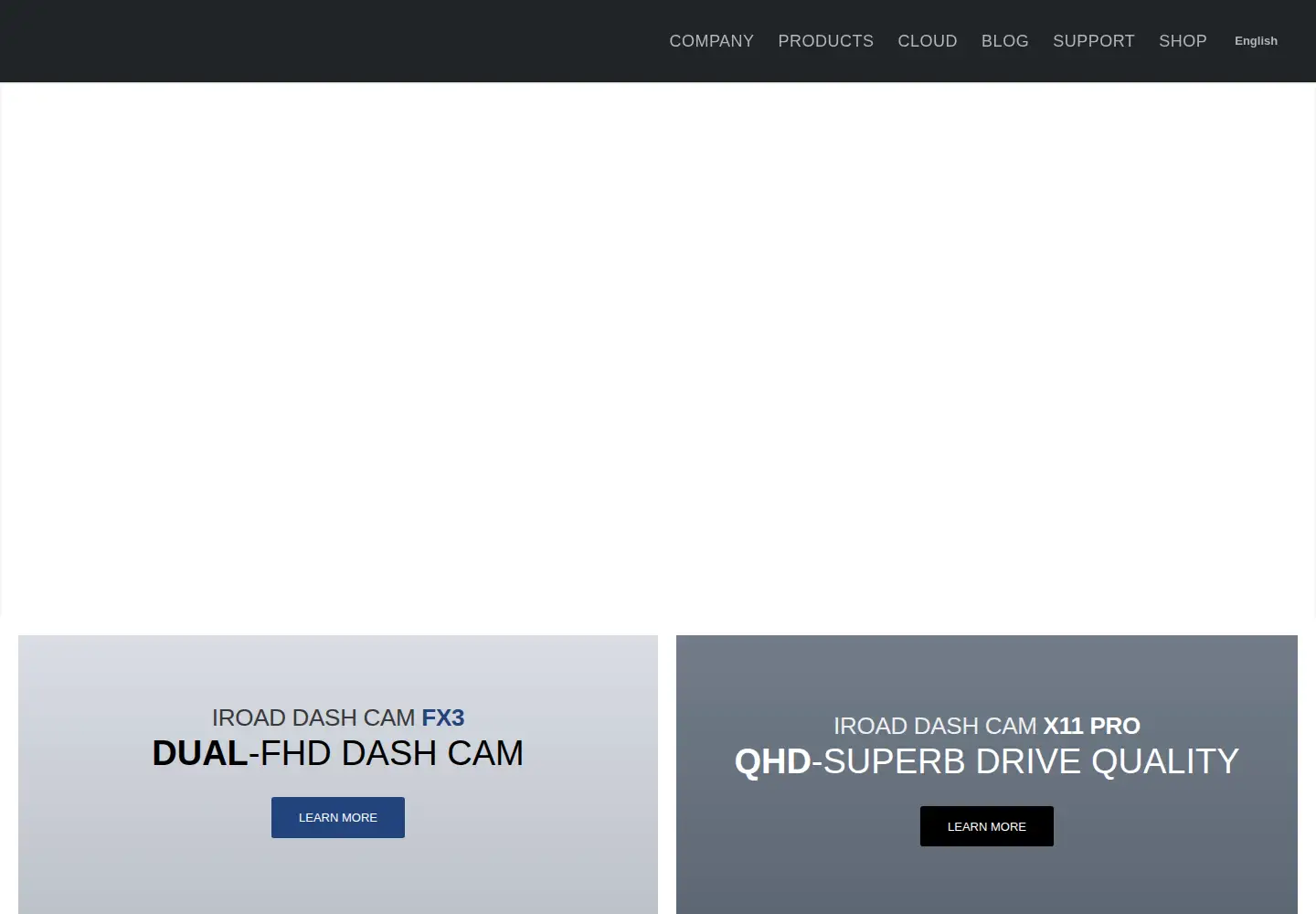 Captured homepage of iroadkr.com in the current scan