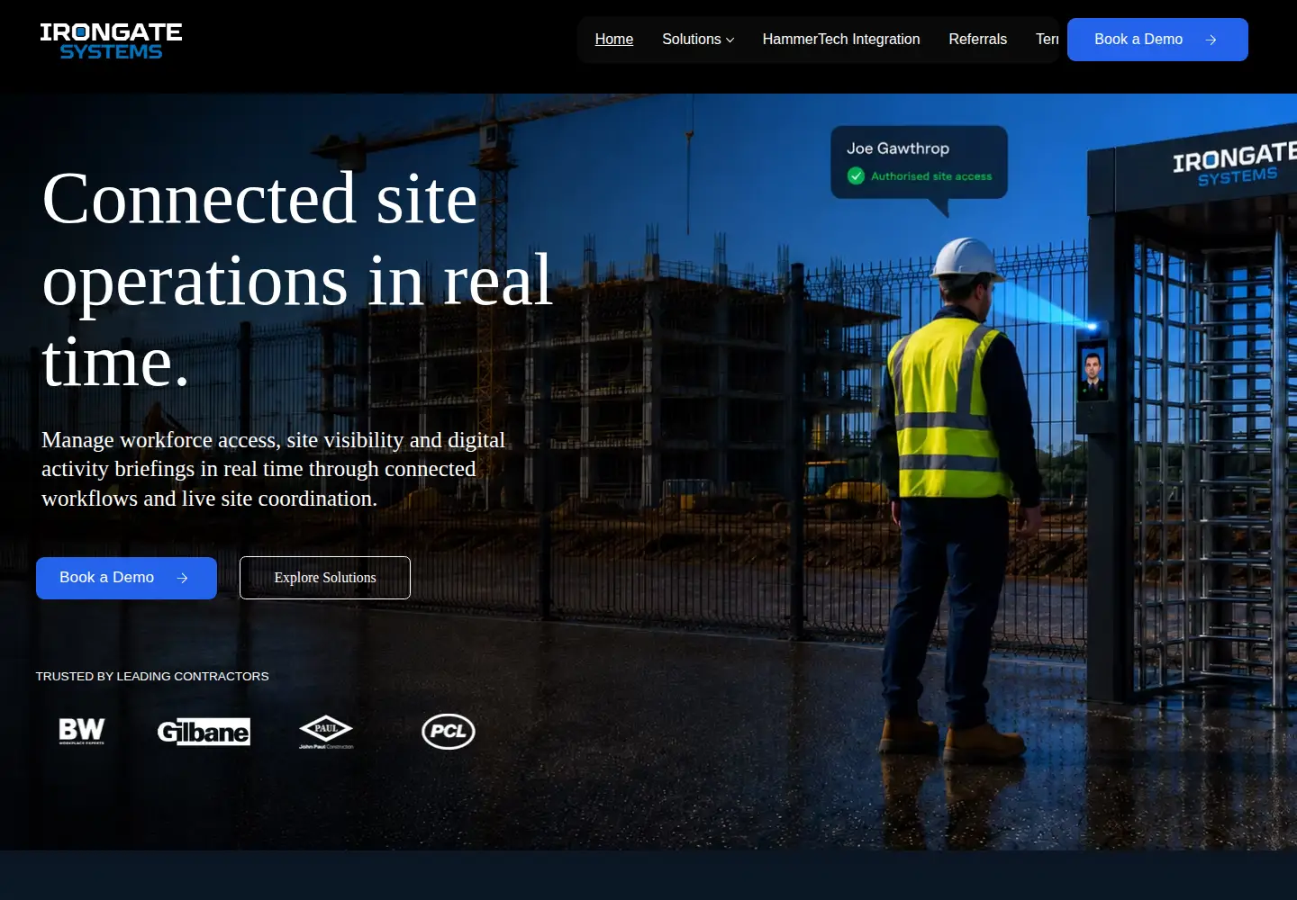 Screenshot of irongatesystems.com