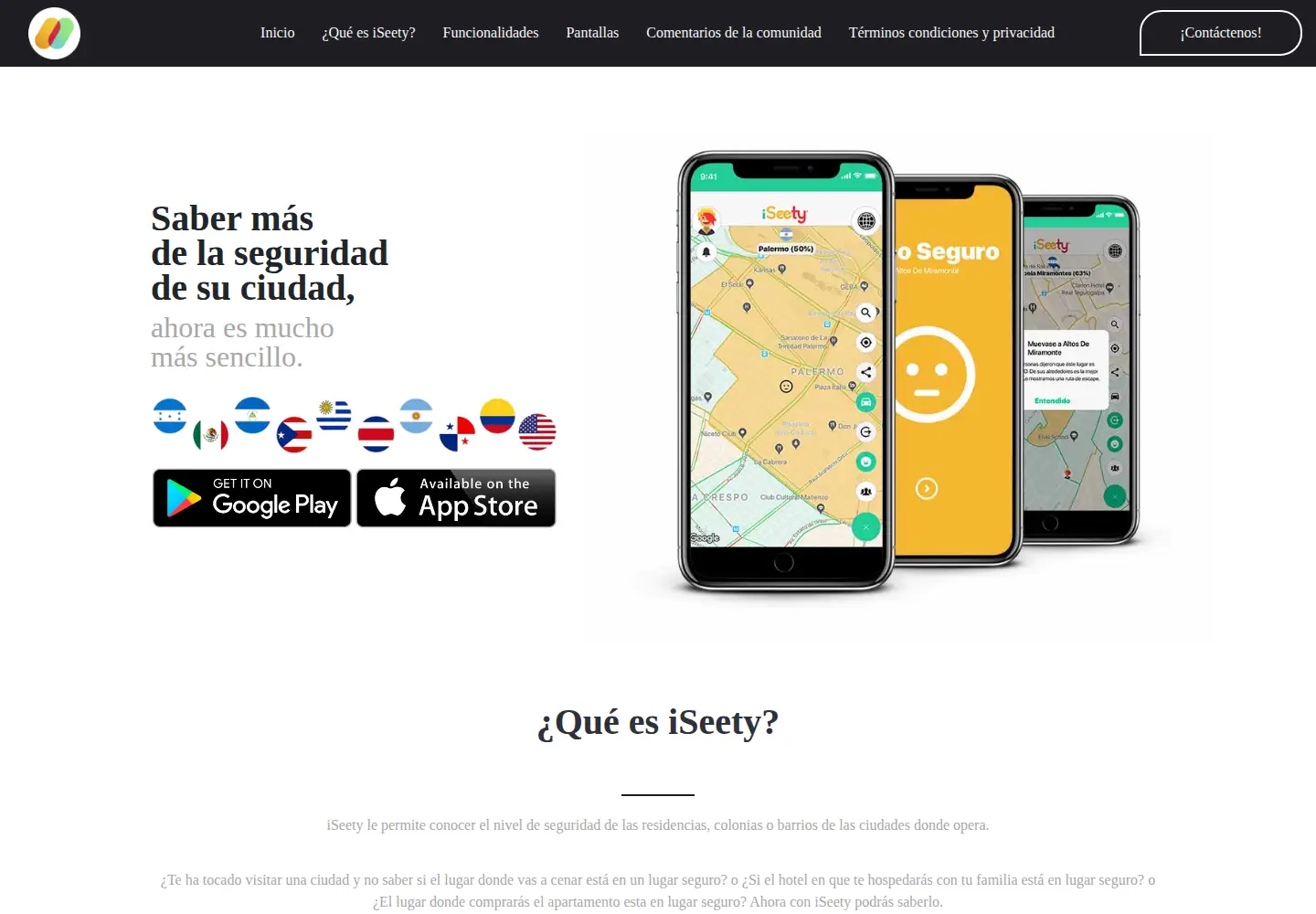 Screenshot of iseety.com