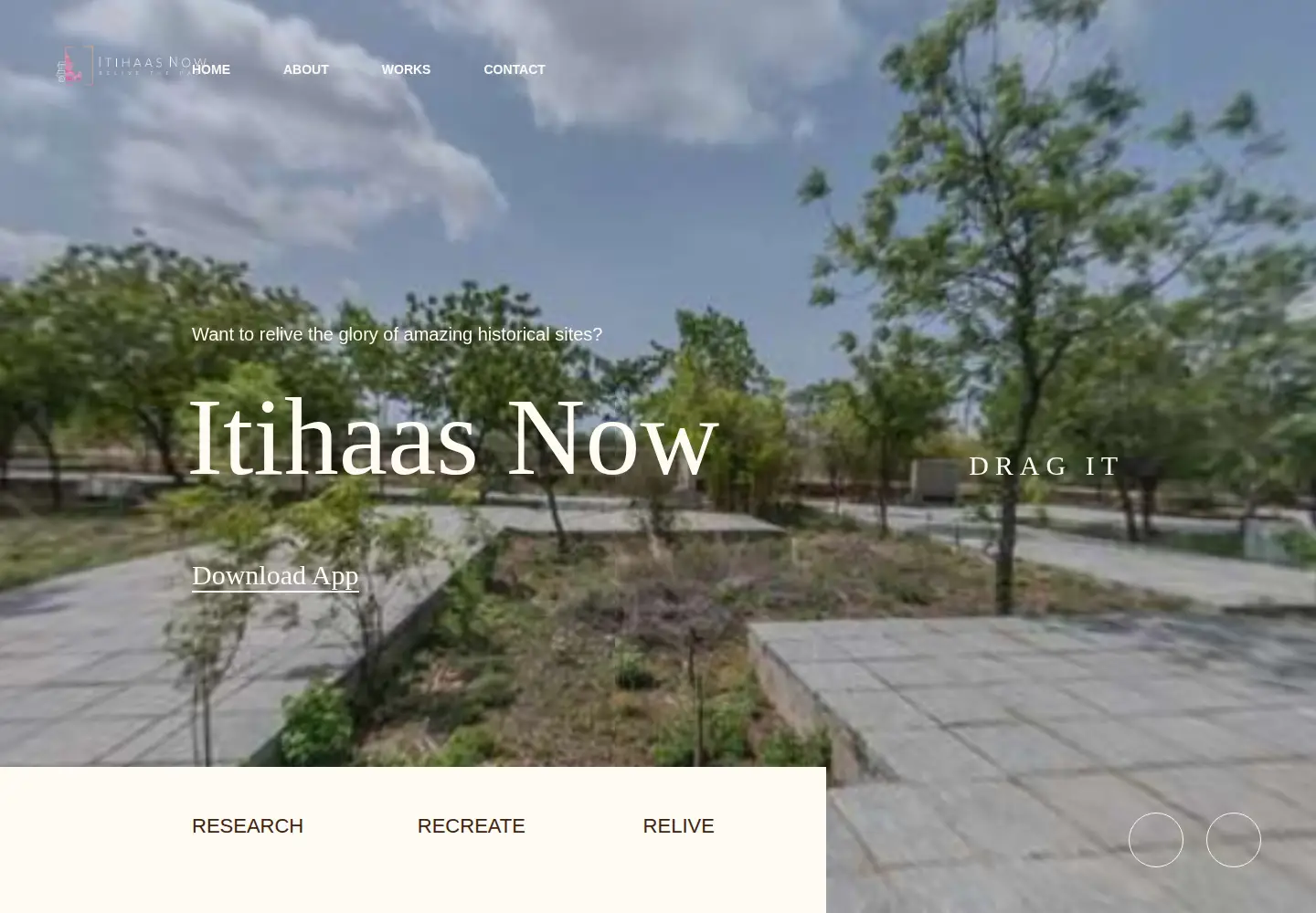 Screenshot of itihaasnow.com