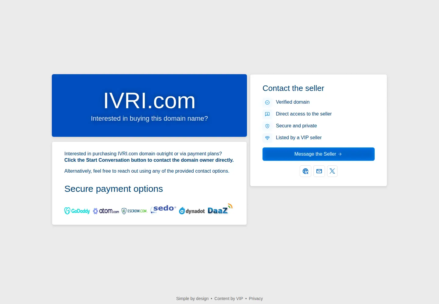 Screenshot of ivri.com