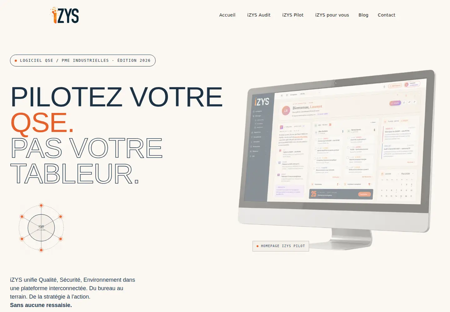 Screenshot of izys-qhse.com