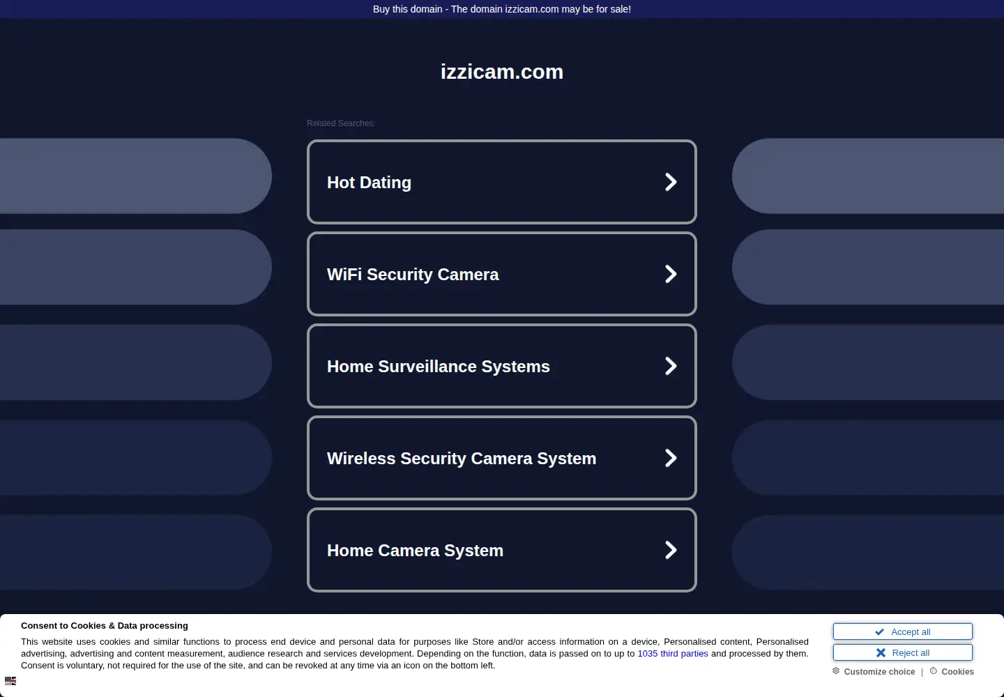 Screenshot of izzicam.com