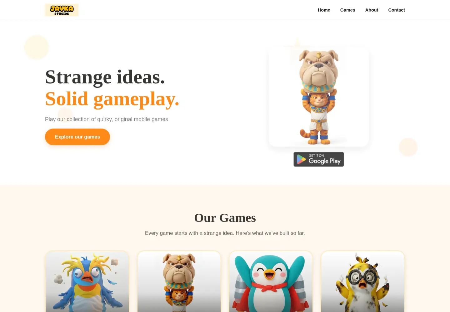 Screenshot of jaykastudios.com