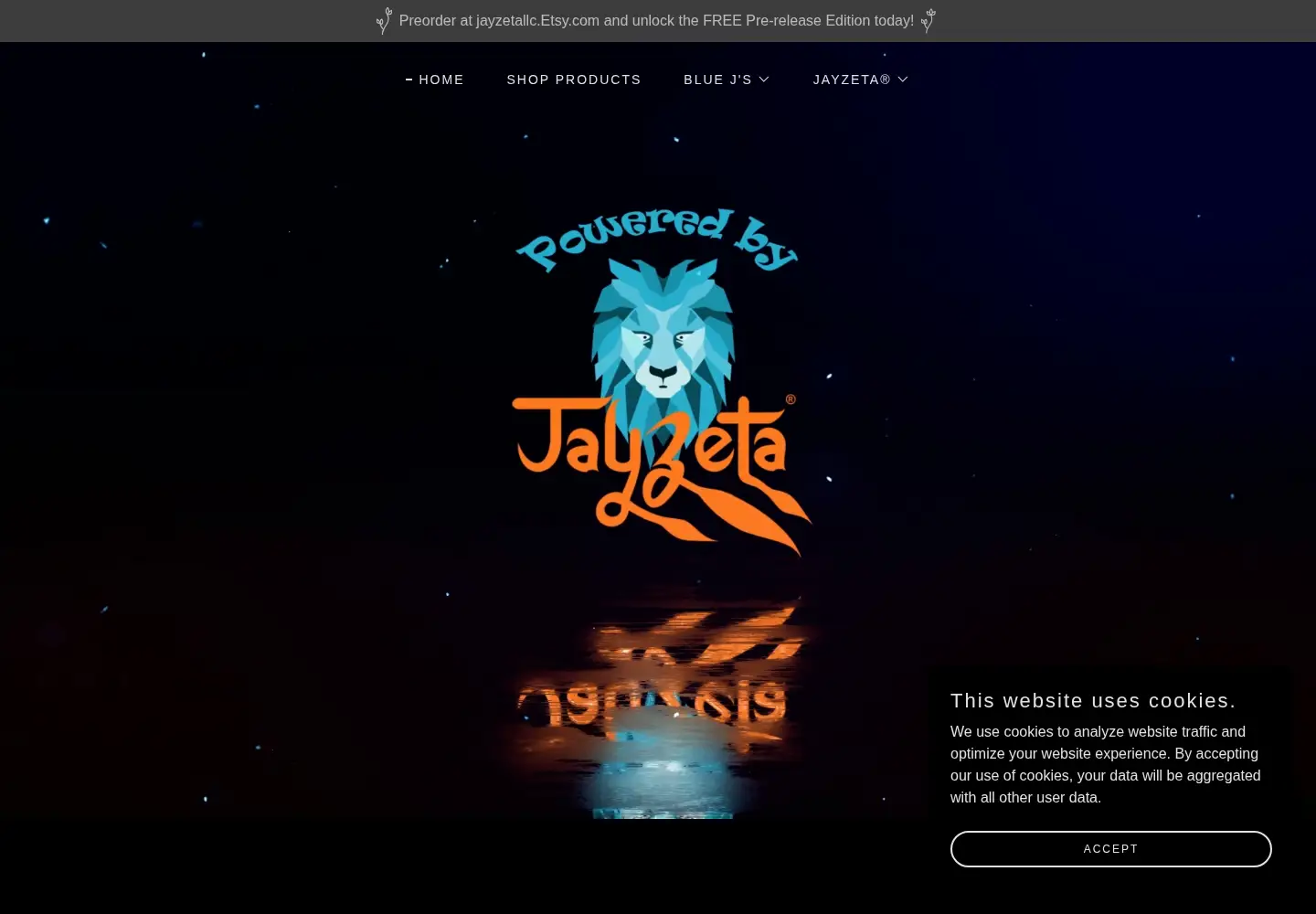 Screenshot of jayzeta.com