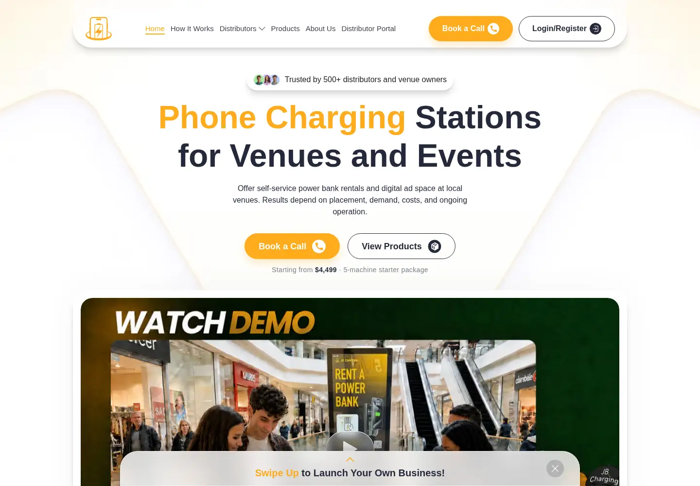 Captured homepage of jbcharging.com in the current scan