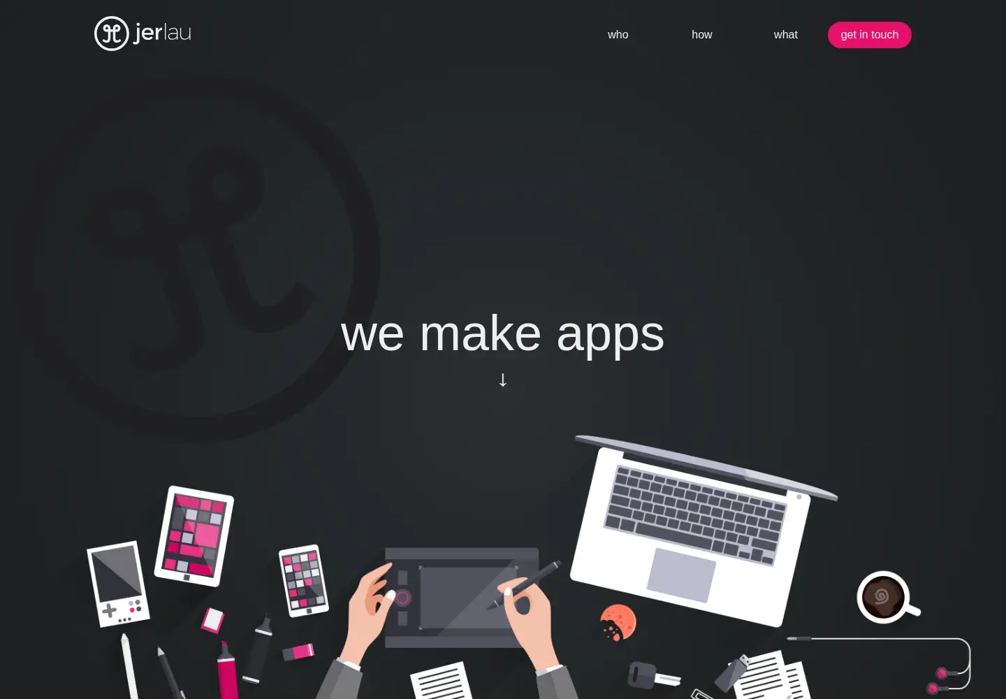 Screenshot of jerlau.com